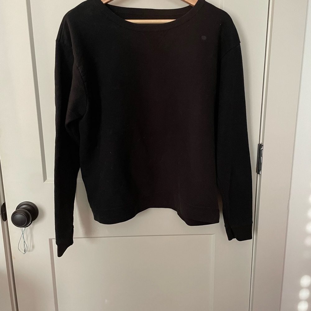 Hanes Ecosmart Black Soft Sweatshirt